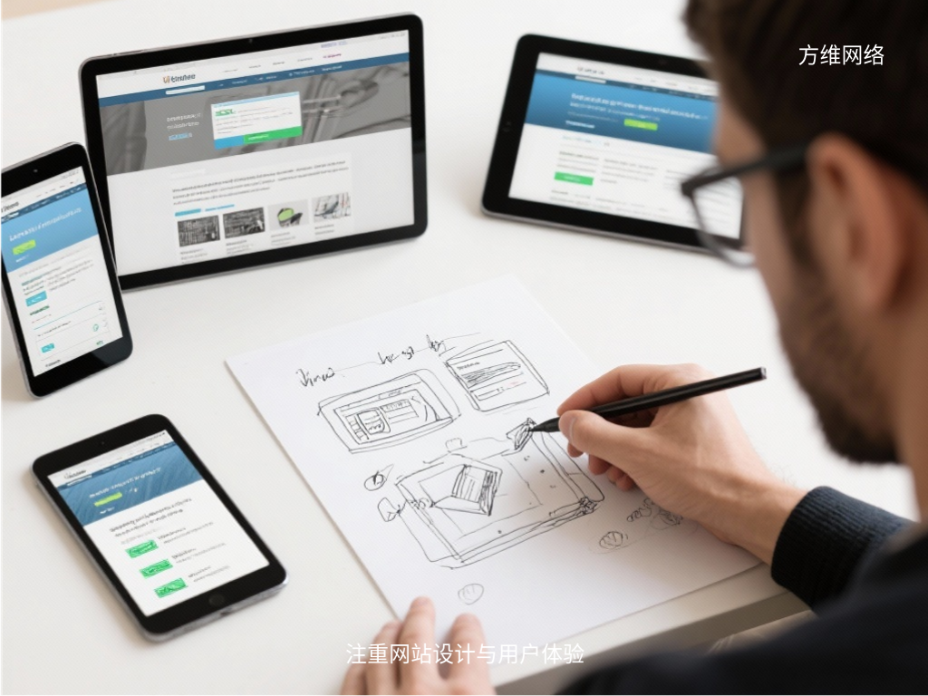注重網(wǎng)站設計與用戶體驗