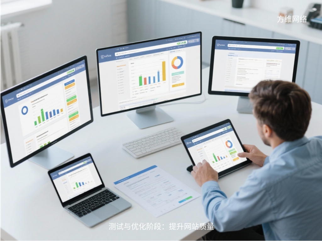 測試與優化階段:提升網站質量