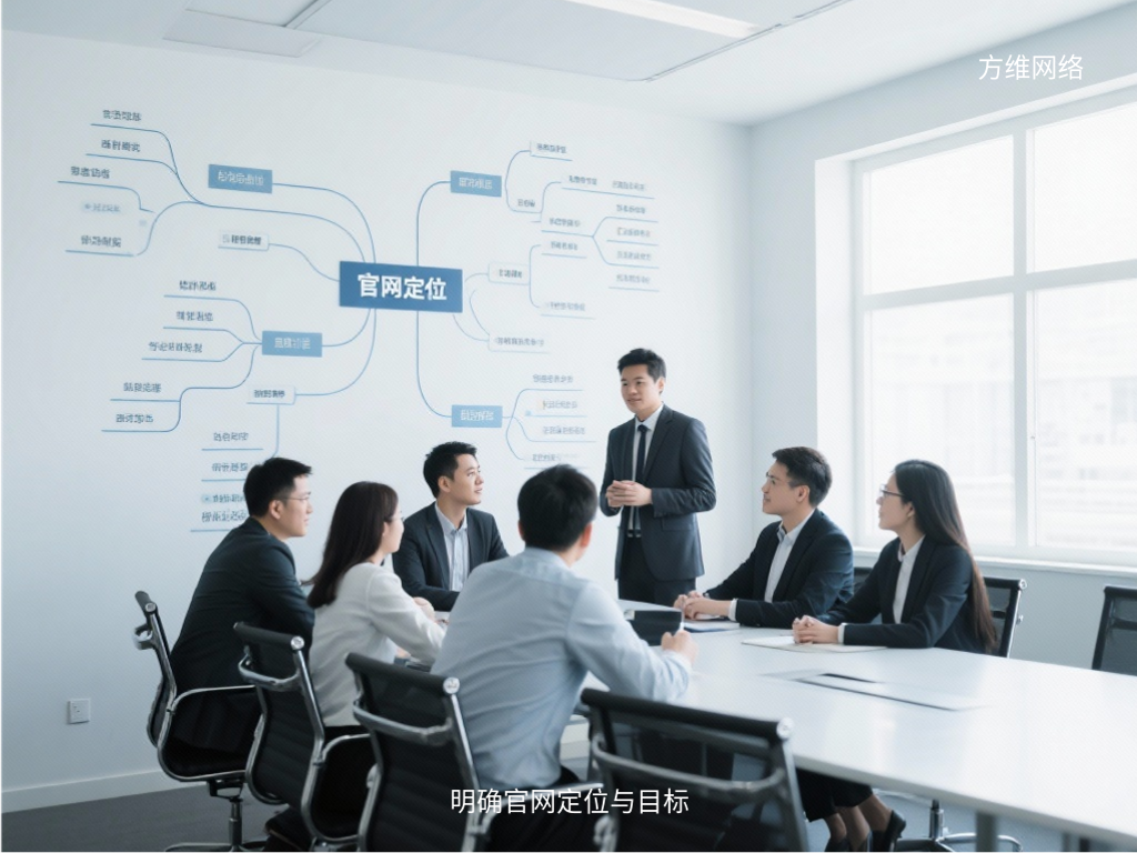 明確官網定位與目標