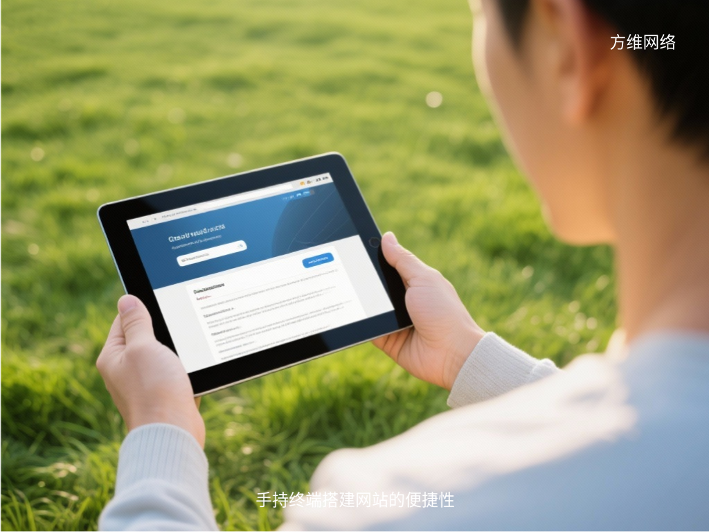 手持終端搭建網站的便捷性
