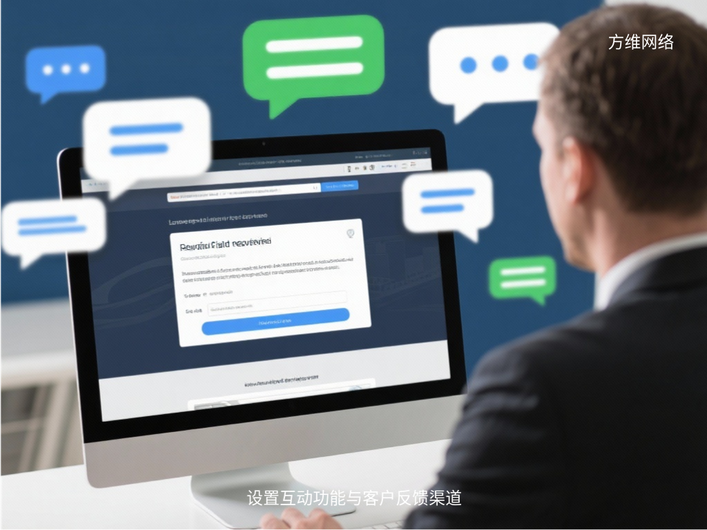 設置互動功能與客戶反饋渠道
