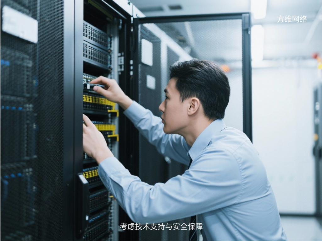 考慮技術支持與安全保障