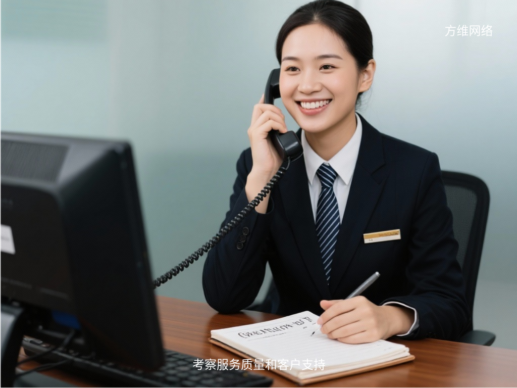 考察服務(wù)質(zhì)量和客戶支持