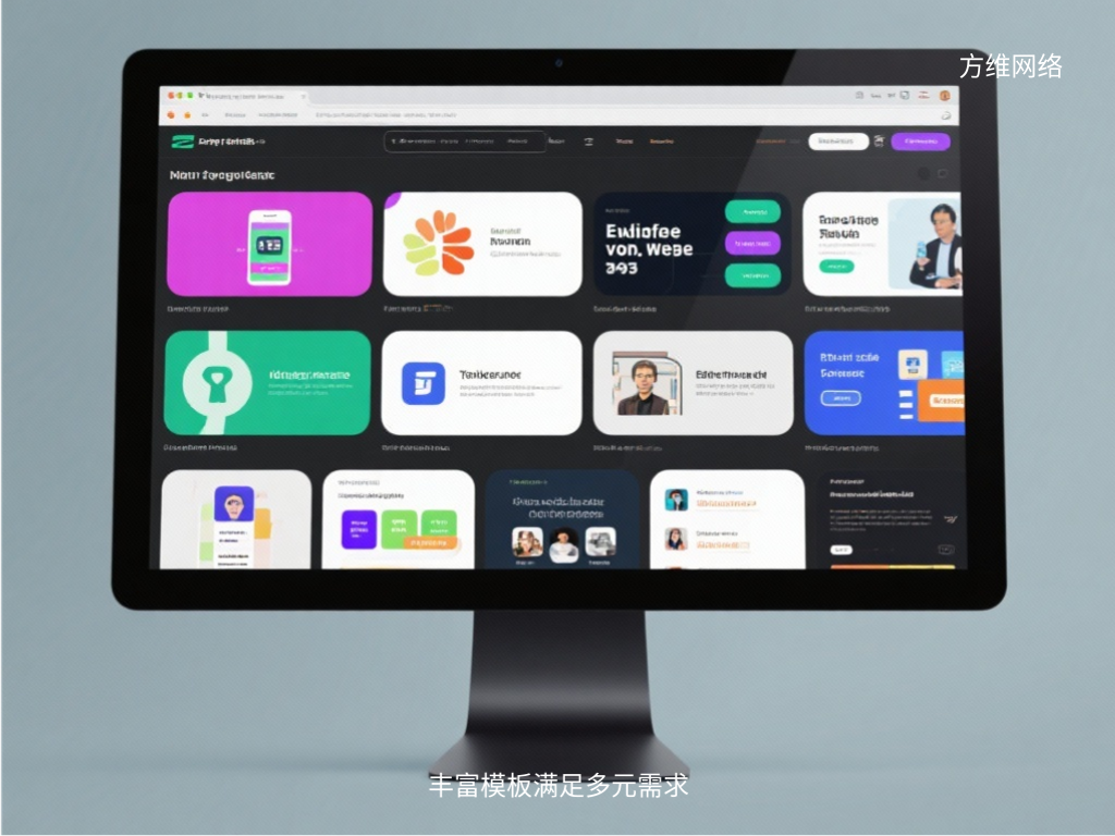 豐富模板滿足多元需求