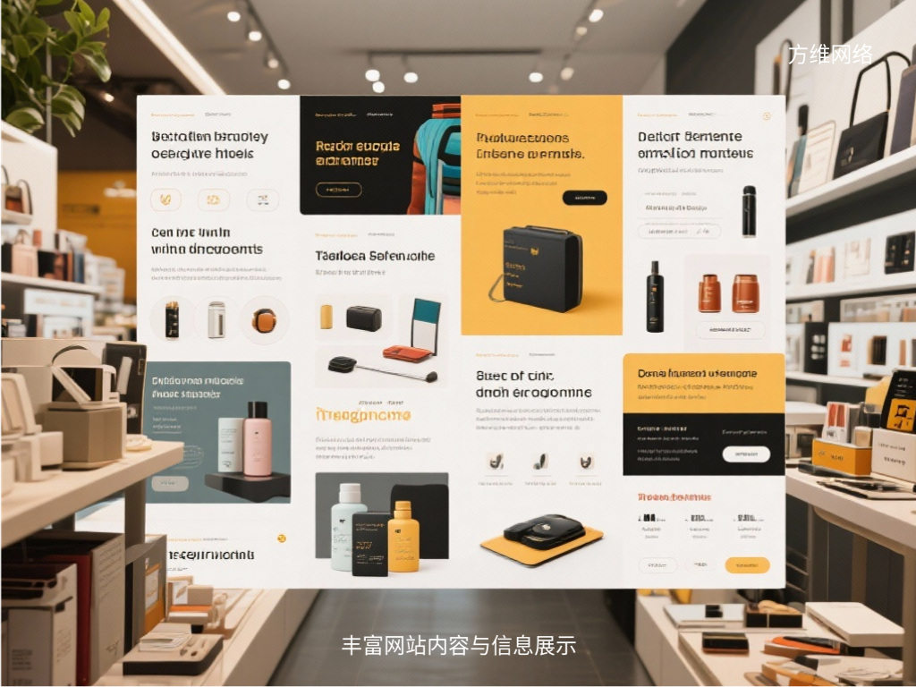 豐富網(wǎng)站內(nèi)容與信息展示