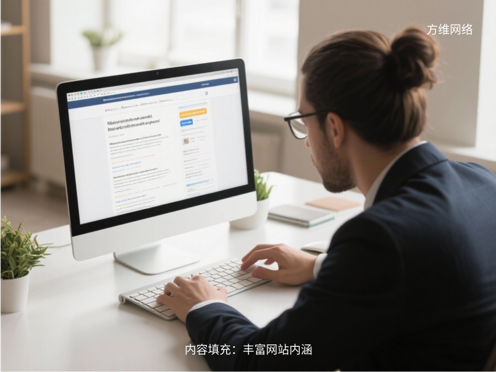 內容填充：豐富網站內涵