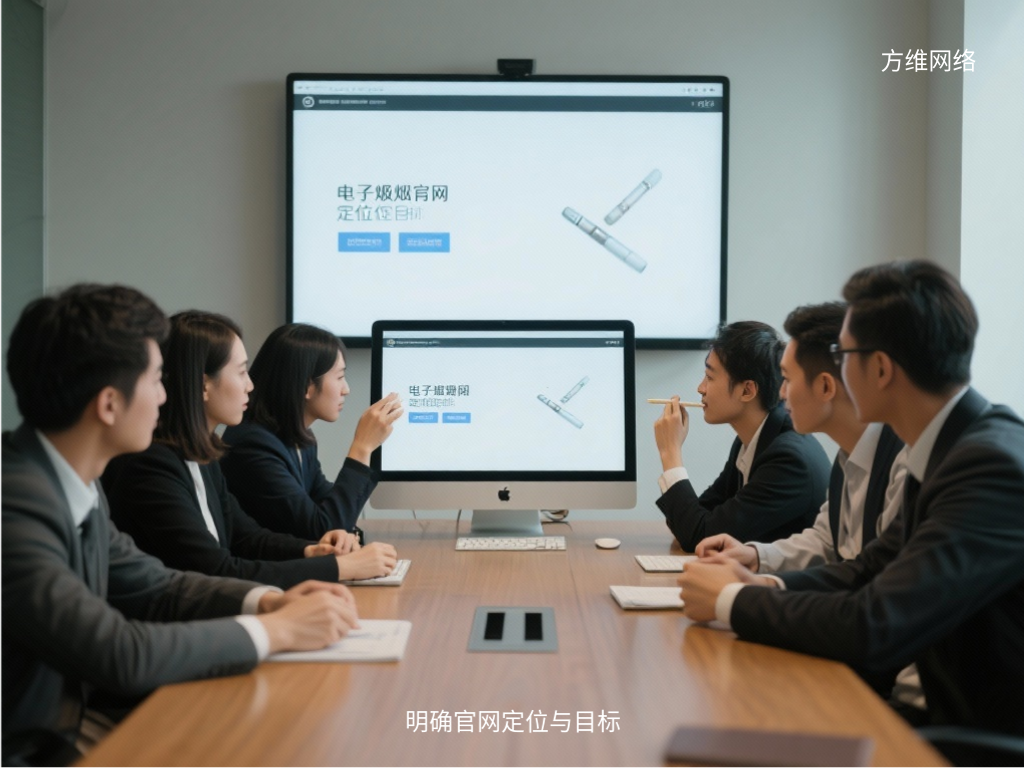 明確官網定位與目標