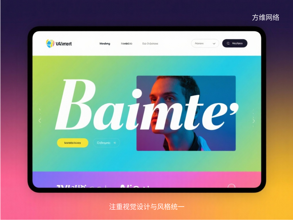 注重視覺設計與風格統一