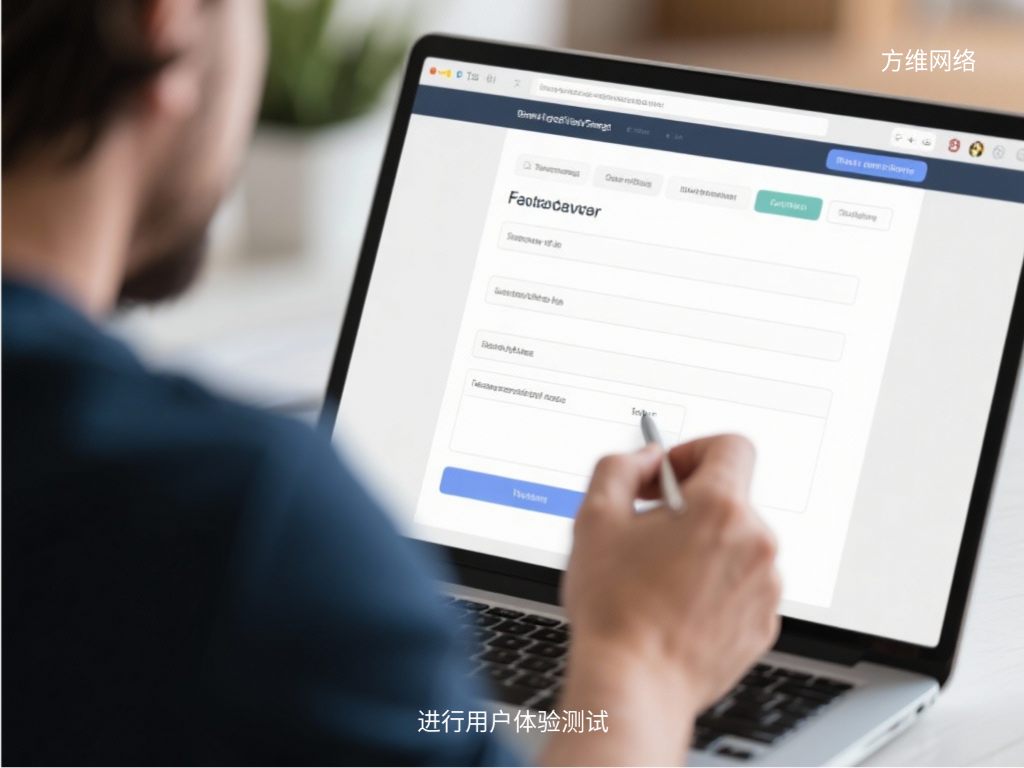 進行用戶體驗測試