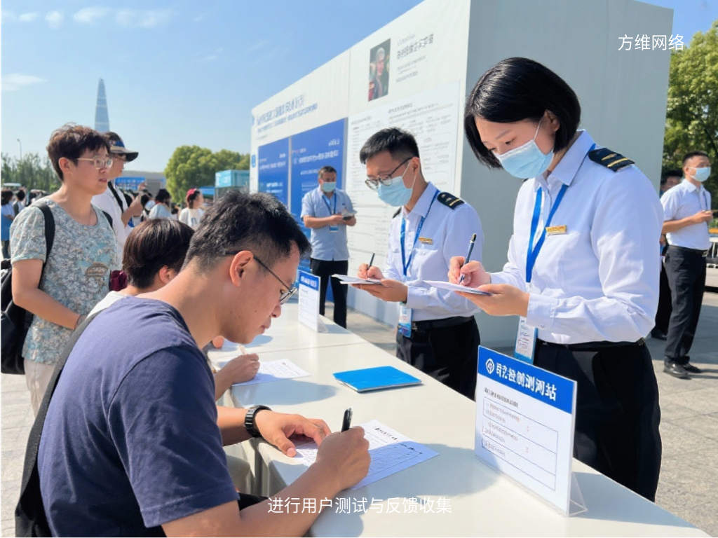 進行用戶測試與反饋收集