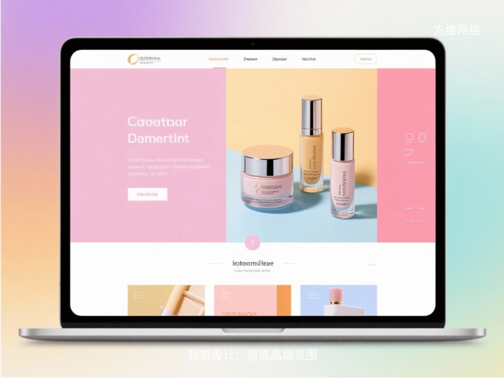 視覺設計：營造高端氛圍