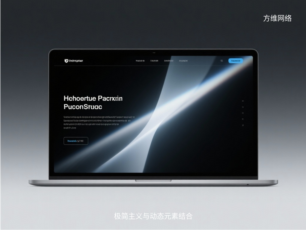 極簡主義與動態元素結合