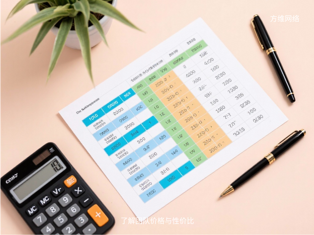 了解團隊價格與性價比