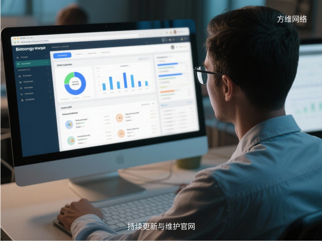 持續更新與維護官網