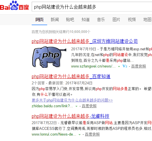 php網站建設為什么越來越多
